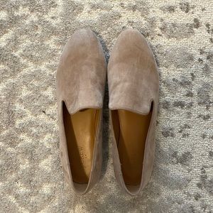 Tan suede JCrew loafer